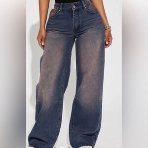NWT FASHION NOVA SOMEONE’S DELIGHT BAGGY JEANS